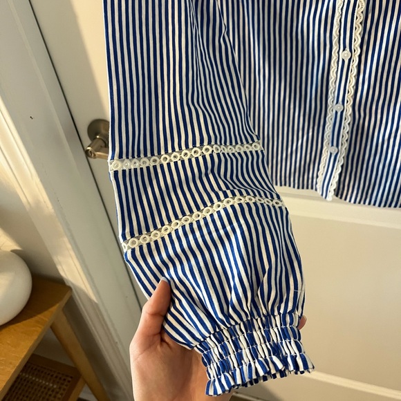 Boden Trim Detail Jersey Shirt XS - Picture 10 of 12